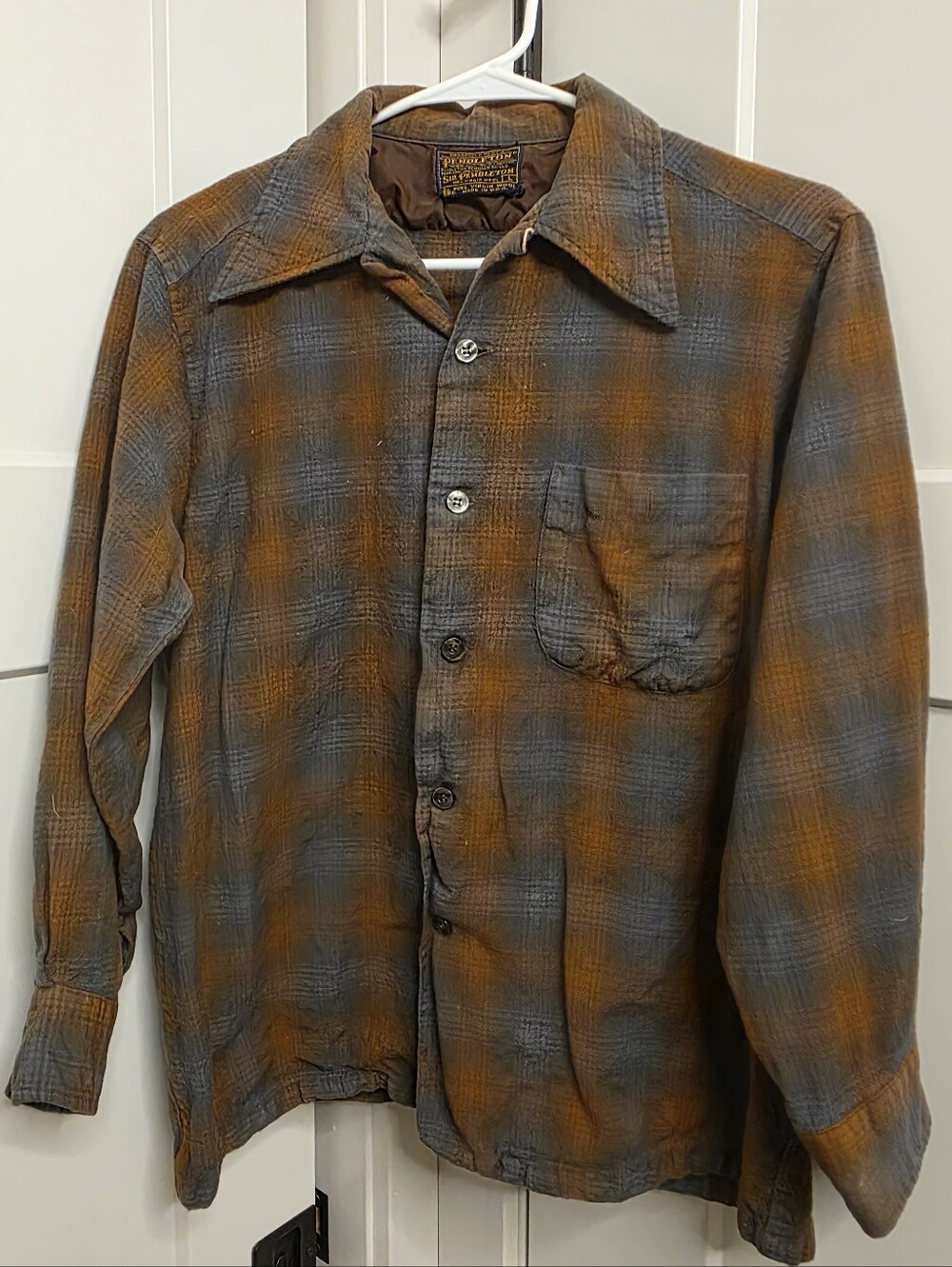 Pendleton Vintage Mens Wool Shirt